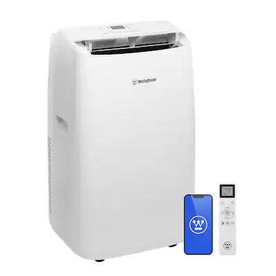 Westinghouse - 14,000 BTU Portable Air Conditioner Cools 700 Sq. Ft. with 3-in-1 Operation