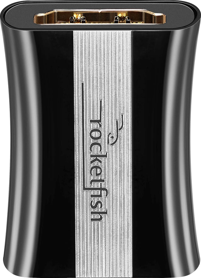 Front. Rocketfish™ - 8K HDMI Coupler - Black.