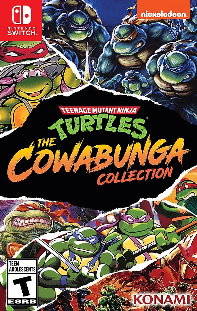 Front. Konami - Teenage Mutant Ninja Turtles: The Cowabunga Collection.