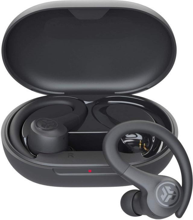 Front. JLab - Go Air Sport True Wireless Earbuds - Graphite.