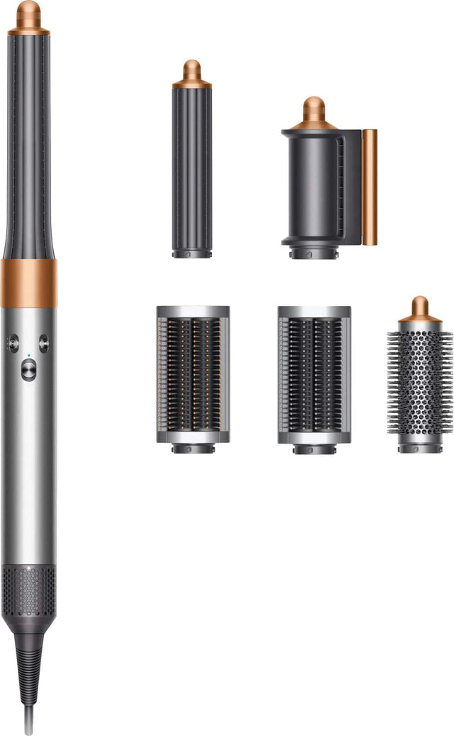 Front. Dyson - Airwrap multi-styler Complete Long - Nickel/Copper.