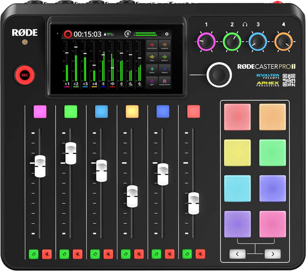 RØDE - RØDECASTER PRO II Integrated Audio Production Studio - Black