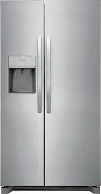 Frigidaire - 36 in. Wide 25.6 Cu. Ft. Side-by-Side Refrigerator