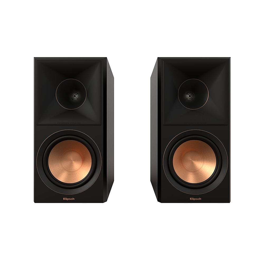 Klipsch - RP-600M II Reference Premiere Dual 6.5" 400-Watt Passive 2-Way Bookshelf Speaker (Pair) - Ebony