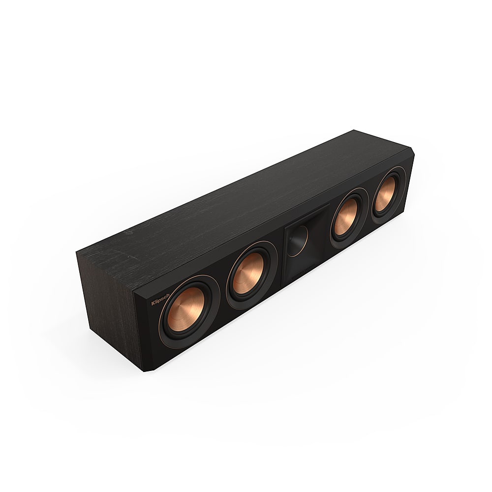 Klipsch - RP-404C II Reference Premiere Series Quad 4" 500-Watt Passive 2-Way Center-Channel Speaker - Ebony