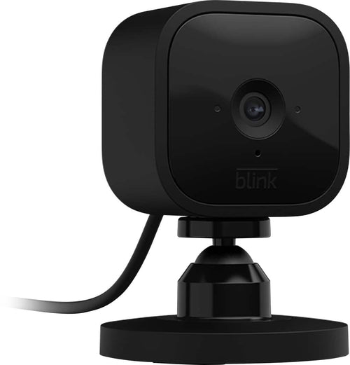 Front. Blink - Mini Indoor 1080p Wireless Security Camera - Black.