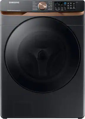 Samsung - 5.0 Cu. Ft. High-Efficiency Stackable Smart Front Load Washer with Steam and Super Speed Wash