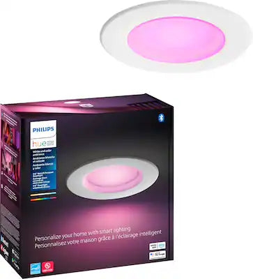 Philips - Hue Bluetooth 5/6" High Lumen Recessed Downlight