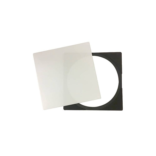 Front. MartinLogan - Square Grille for MartinLogan MC4 Speaker - Paintable White.