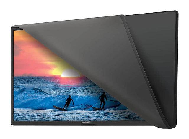 Front. Peerless-AV - Dust Cover for 55" Neptune TV - BLACK.