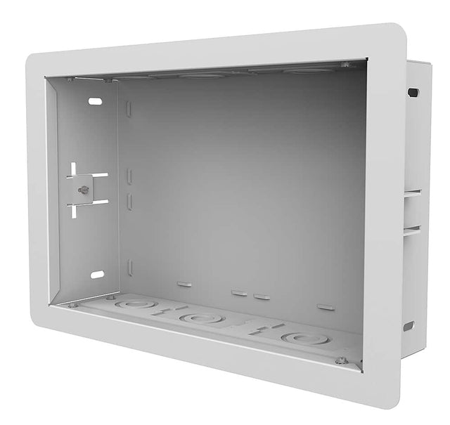 Front. Peerless-AV - 14x9" In-wall Box - White.