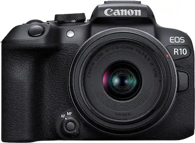 Canon - EOS R10 Mirrorless Camera with RF-S18-45 f/4.5-6.3 IS STM Lens