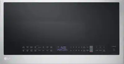 LG - 1.7 Cu. Ft. Convection Over-the-Range Smart Microwave with Sensor Cooking and Air Fry