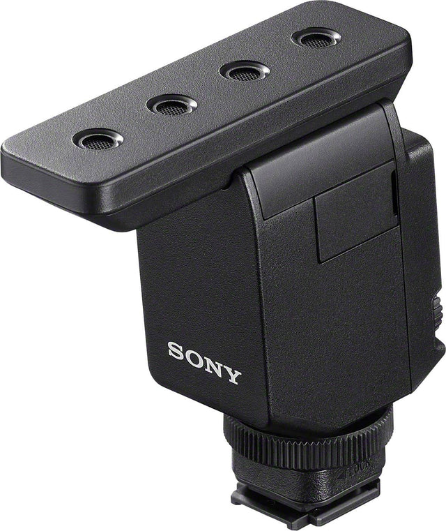 Front. Sony - ECMB10 Multi-directional Shotgun Microphone - Black.