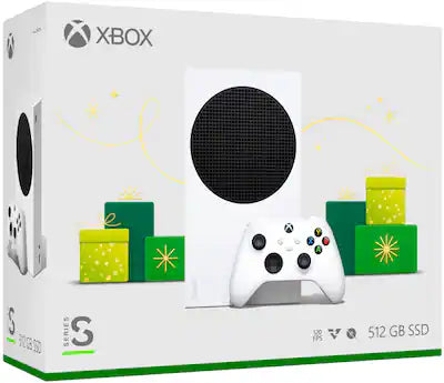 Microsoft - XBOX Series S 512 GB All-Digital (Disc-Free Gaming) - Holiday Console