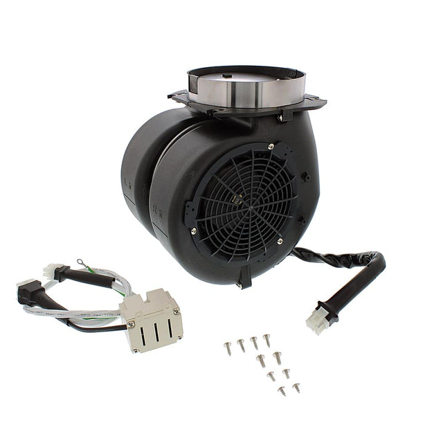 Front. Zephyr - Motor 390 CFM Internal Range Hood Blower - Black.