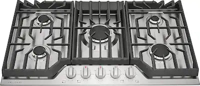 Frigidaire - 36 in. Wide 5 Buners Built-In Gas Cooktop