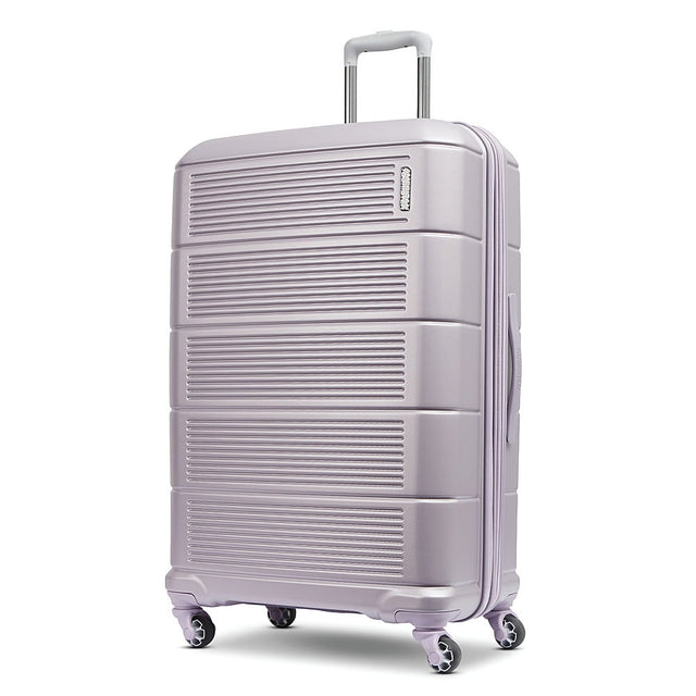 Front. American Tourister - Stratum 2.0 31" Expandable Spinner Suitcase - Purple Haze.