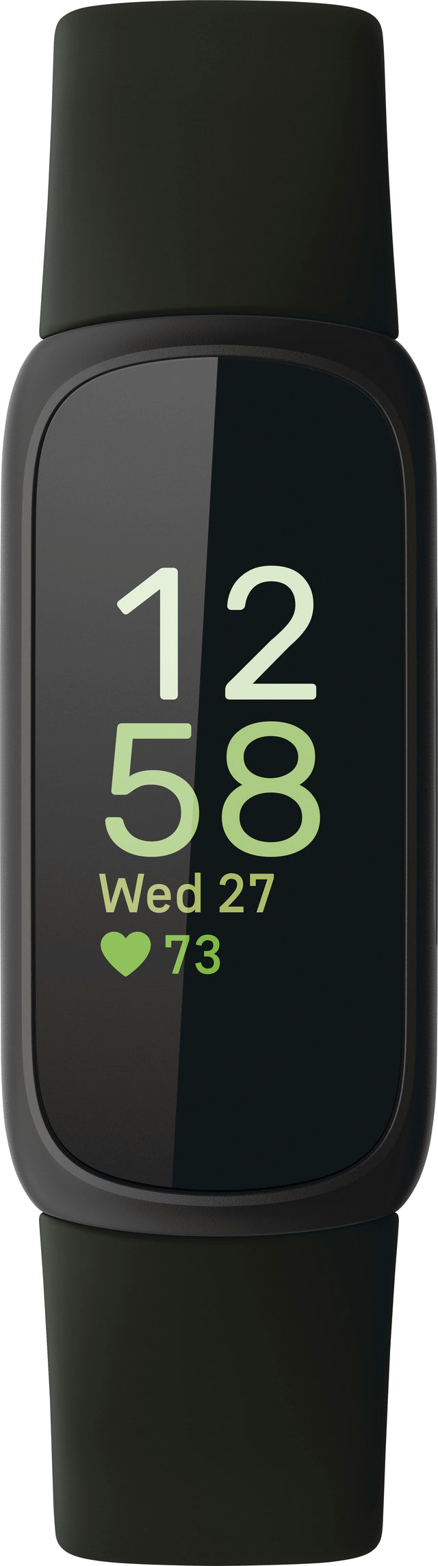 Front. Google - Fitbit Inspire 3 Health & Fitness Tracker - Works with Android and iOS - Midnight Zen.