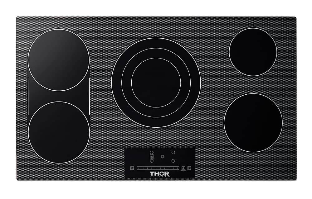 Thor Kitchen - 36 in. Wide 5 Element Electric Cooktop - Black Ceramic Glass