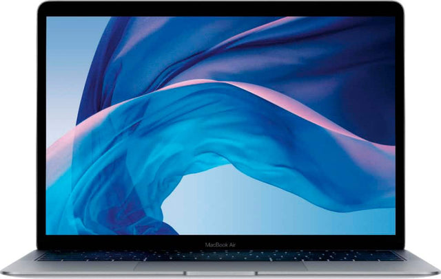 Front. Apple - Geek Squad Certified Refurbished MacBook Air - 13.3" Retina Display - Intel Core i5 - 8GB Memory - 128GB Flash Storage - Space Gray.