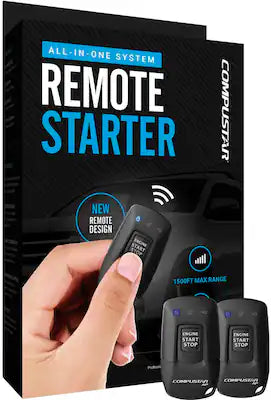 Compustar - 1-Way Remote Start System - Installation Included