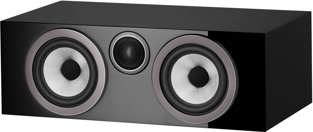 Bowers & Wilkins - HTM72 S3 Center Channel with 1" Tweeter and 5" Midbass (Each) - Gloss Black