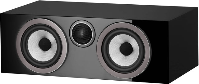 Front. Bowers & Wilkins - 700 Series 3 Center Channel with 1" Tweeter and 5" Midbass (Each) - Gloss Black.