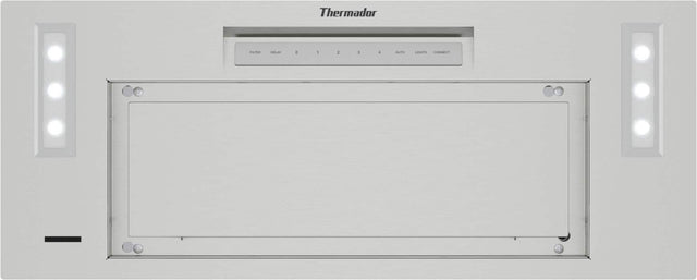 Front. Thermador - Masterpiece Series 30" Convertible Custom Insert Range Hood, 300 CFM, Home Connect - Stainless Steel.