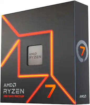 AMD - Ryzen 7 7700X 8-Core - 16-Thread 4.5GHz (5.4 GHz Max Boost) Socket AM5 PCI Express 5.0 Unlocked Desktop Processor