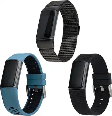 WITHit - Fitbit Charge 5 & Charge 6 Band Kit 3-Pack