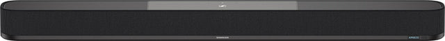 Front. Sennheiser - AMBEO Soundbar | Plus  7.1.4 Channel Soundbar Dual Built-in Subwoofers with Advanced Streaming Connectivity - Black.