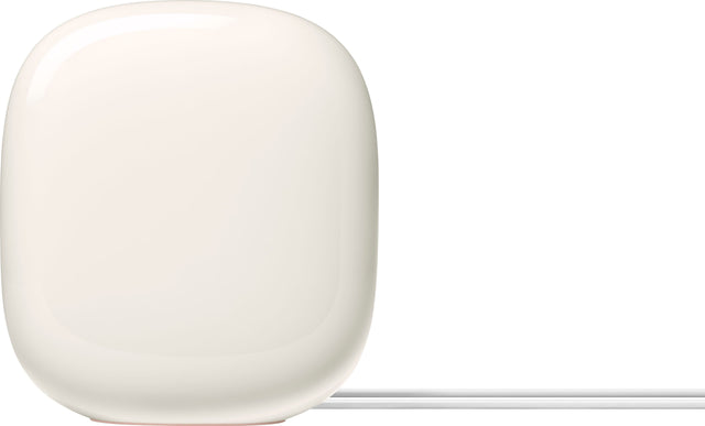 Front. Google - Nest Wi-fi Pro 6e AXE5400 Mesh Router - Linen.