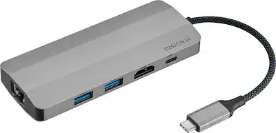 Insignia™ - 7-Port USB-C Hub