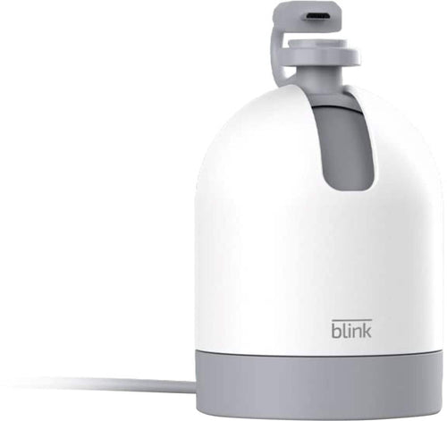 Front. Blink - Mini Pan-Tilt Mount for Mini Smart Rotating Security Camera - White.