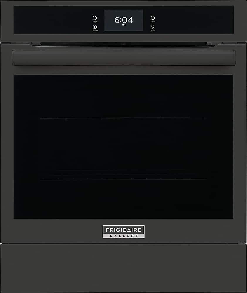 Frigidaire - Gallery 24" Built-In Single Electric Wall Oven with Air Fry - Black
