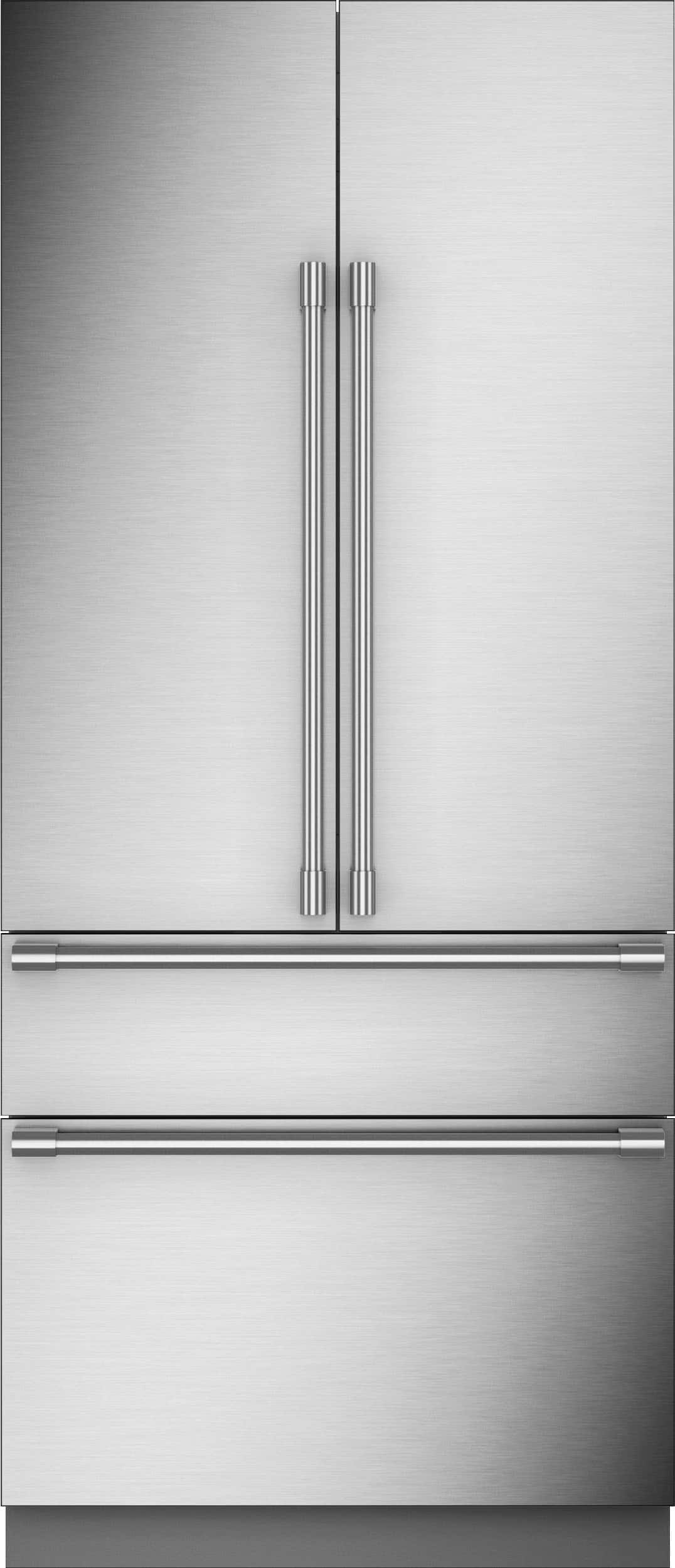 Monogram - 36 in. Wide 20.1 Cu. Ft. 4-Door French Door Built-In Smart Refrigerator with Internal Water Dispenser - Custom Panel Ready