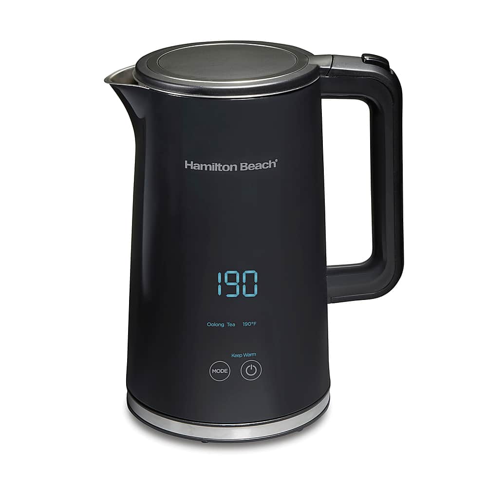 Hamilton Beach - Cool-Touch Digital 1.7 Liter Kettle - Black