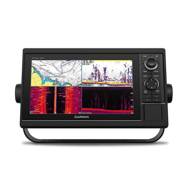 Front. Garmin - GPSMAP 1042xsv Fishfinder/Chartplotter GPS - Black.