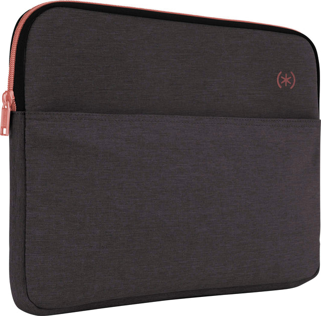 Front. Speck - Transfer Pro Pocket Protective Sleeve Universal 15"-16" for MacBook computers, laptops and tablets - Cloudy Grey/Rose Gold.