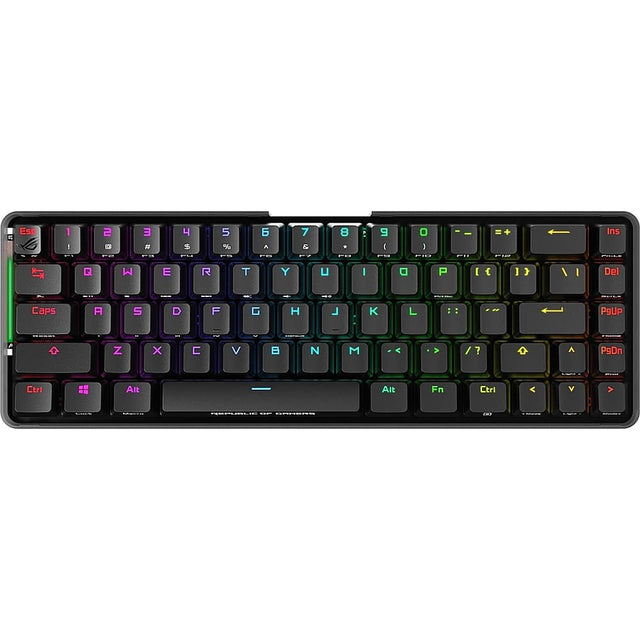 Front. ASUS - Falchion NX 65% Wireless Mechanical Gaming Keyboard - Black.