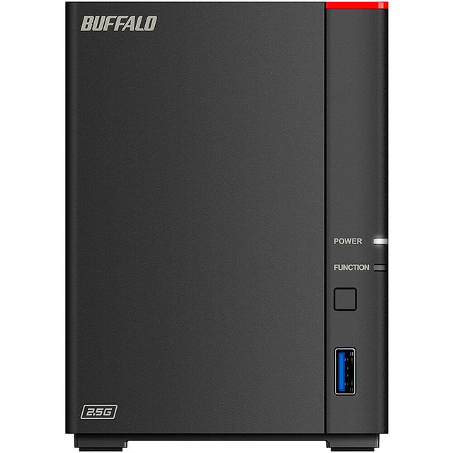 Front. Buffalo Technology - LinkStation 720 16TB External Network Attached Storage (NAS) - Black.
