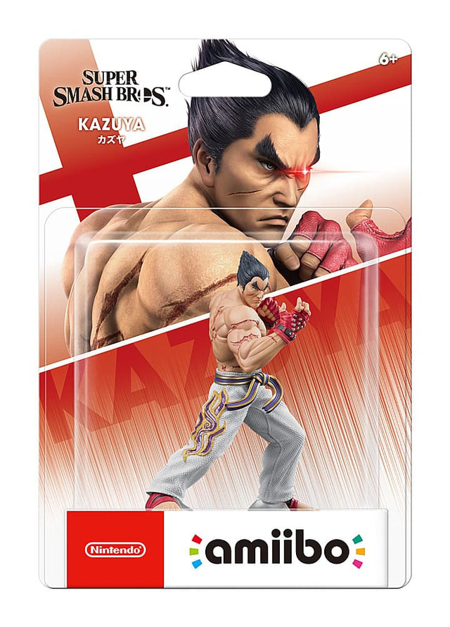 Front. Nintendo - amiibo - Kazuya - Super Smash Bros. Series - Red.