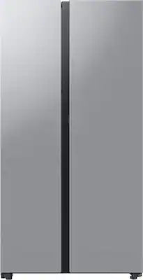 Samsung - 36 in. Wide BESPOKE Side-by-Side Smart Refrigerator with Beverage Center