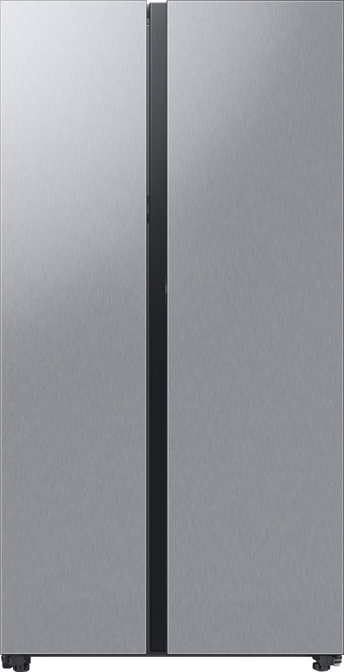 Samsung - 36 in. Wide BESPOKE Side-by-Side Counter Depth Smart Refrigerator with Beverage Center - Stainless Steel