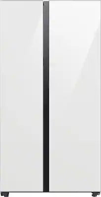 Samsung - 36 in. Wide BESPOKE Side-by-Side Smart Refrigerator with Beverage Center