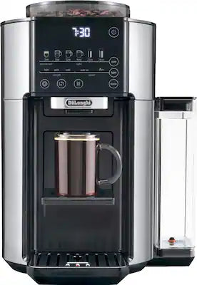 De'Longhi - TrueBrew Automatic Single Serve, 8 oz to 24 oz Coffee Maker with Bean Extract Technology