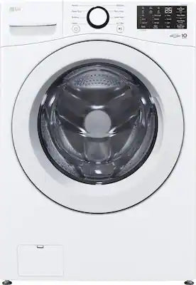 LG - 5.0 Cu. Ft. High-Efficiency Stackable Front Load Washer with 6Motion Technology