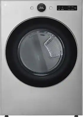 LG - 7.4 Cu. Ft. Stackable Smart Electric Dryer with Steam and Sensor Dry
