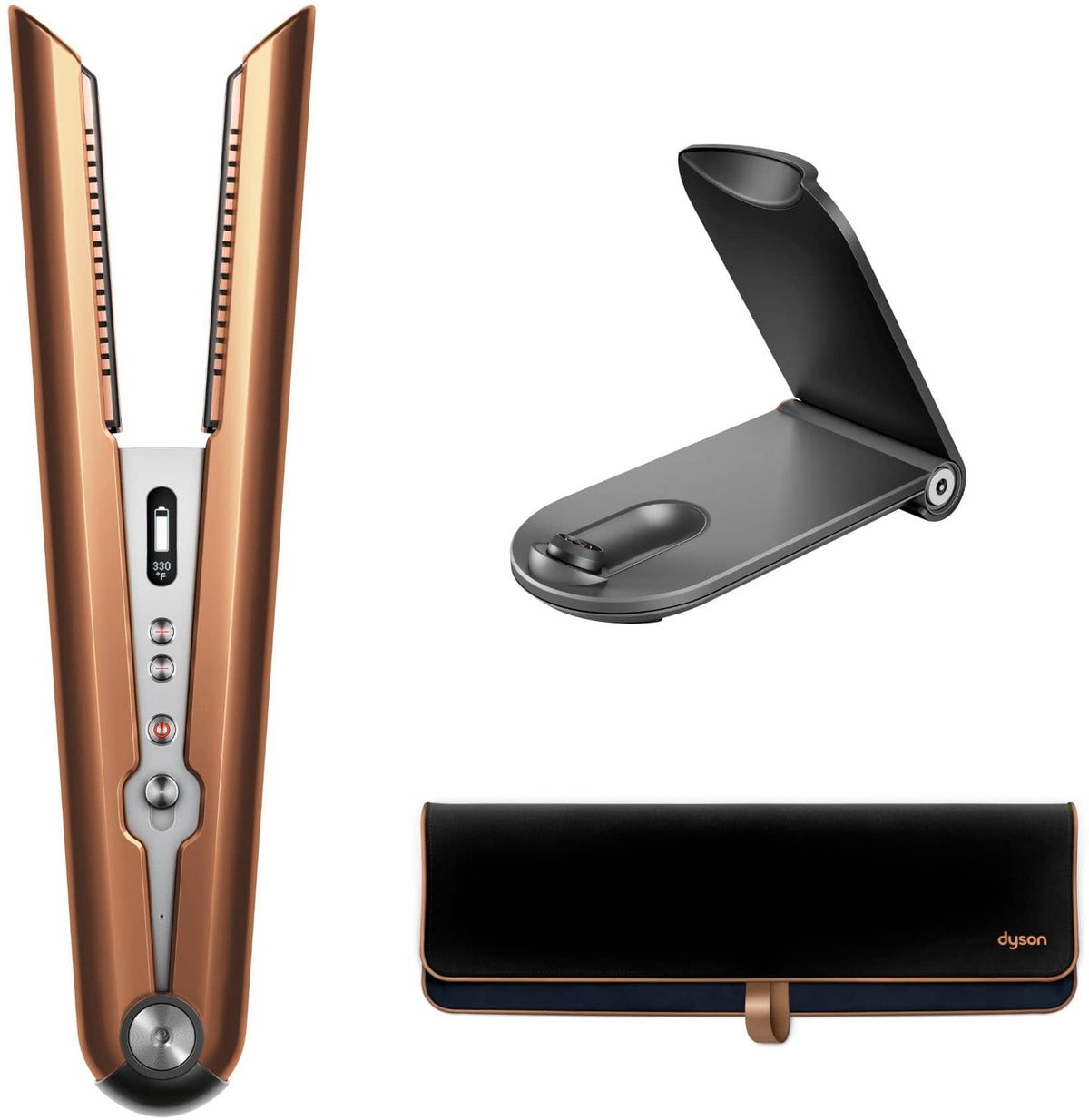 Dyson - Refurbished Excellent - Corrale Hair Straightener - Copper/Nickel